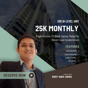 RUSH MOVE IN BI-LEVEL 2BR 25K MON. LIPAT AGAD RENT TO OWN CONDO IN PASIG on Carousell