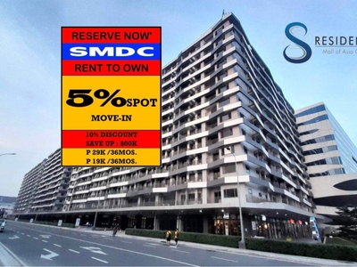 S RESIDENCES Condo FOR SALE in Mall of Asia