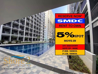 Shore 2 RESIDENCES Condo FOR SALE in Mall Of Asia