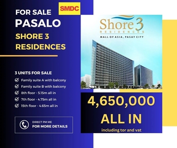 Shore 3 residences units for sale on Carousell
