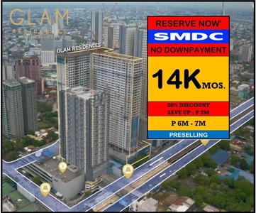 SMDC GLAM RESIDENCES Condo for sale in Quezon City