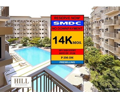 SMDC HILL RESIDENCES Condo for Sale in SM Novaliches Mall