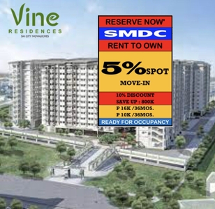 SMDC VINES RESIDENCES Condo for Sale RENT TO OWN in SM Novaliches Mall