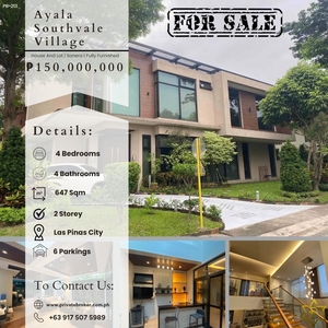 Sophisticated House For Sale at Ayala Southvale Sonera on Carousell