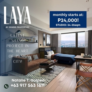 Studio Unit For Sale at Laya Residences by Shang Properties Pasig City on Carousell