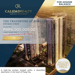 Studio Unit for Sale in The Travertine at Portico on Carousell