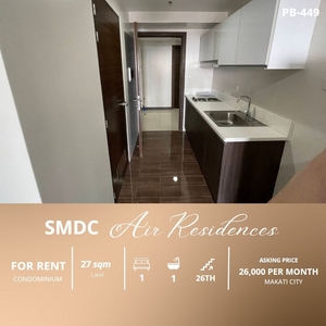 Studio with Balcony For Rent at SMDC Air Residences on Carousell