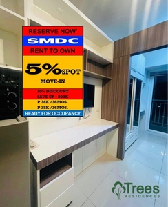 TREES RESIDENCES Condo for Sale in SM Fairview Mall