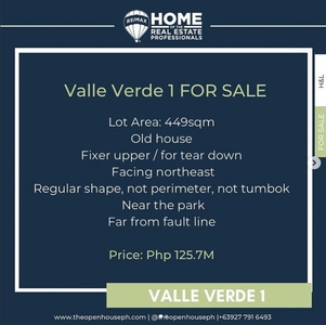 Valle Verde 1 Property FOR SALE on Carousell