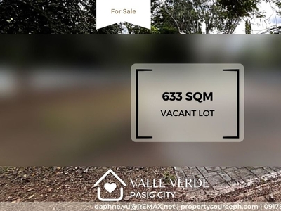 Valle Verde Vacant Lot for Sale! Pasig City on Carousell