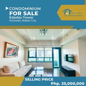 Well Furnished 2 Bedroom Unit with parking For Sale in Edades Tower Rockwell Makati on Carousell