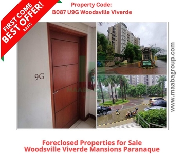 Woodsville Viverde Mansions 2Br Condominium for Sale in Paranaque on Carousell