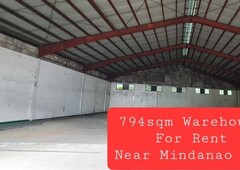 794sqm Warehouse For Rent near Mindanao Avenue Quezon City