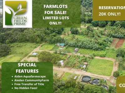 Installment Farm/Residential Lot For Sale in Greenfields Prime, Indang, Cavite