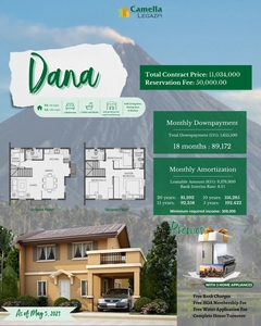 Camella Legazpi House & Lot For Sale - Dana Unit