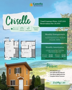 Camella Sorsogon House & Lot For Sale - Criselle Unit