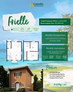 Camella Sorsogon House & Lot For Sale - Frielle Unit