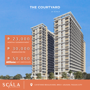 Pre-selling Sudio-type with Balcony in Taguig City