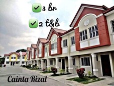 3-Bedroom Townhouse in Cainta For Sale