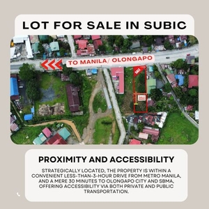 Lot For Sale In Pamatawan, Subic