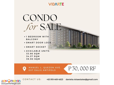 Pre-Selling Condo in Antipolo/33.96 sqm 1-Bedroom