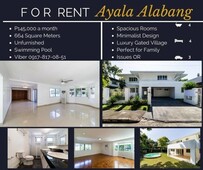 Ayala Alabang house with pool for rent- staff house