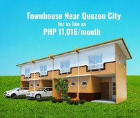 Townhouse Near Quezon City Php 11,016/month