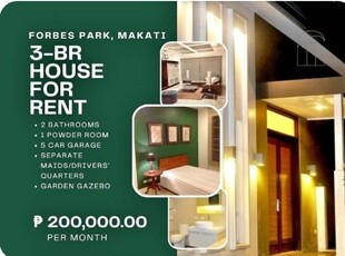 House For Rent In Forbes Park, Makati