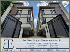 Sta Mesa Heights Townhouse - Apo St