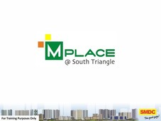 SMDC M place Condo 5% spot Down Only to move in Promo at South Triangle