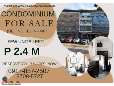 condominium for sale near at feu nrmf Quezon City!
