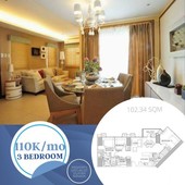 3 Bedroom at Trion Towers, BGC