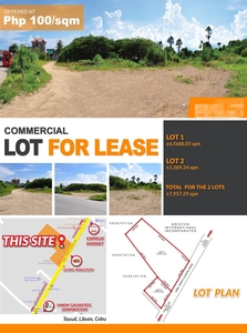 Commercial lot for rent in Tayud Liloan cebu
