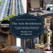 the Axis Residences ready for occupancy