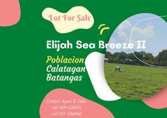 Lot for sale in Brgy Poblacion Calatagan Batangas