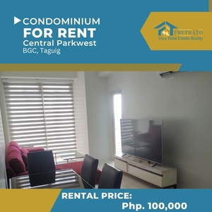 3 Bedroom Unit with Parking For Rent in Central Parkwest BGC Taguig on Carousell