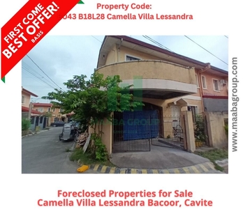 Camella Villa Lessandra House for Sale in Bacoor