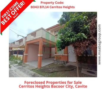 Cerritos Heights House for Sale in Bacoor