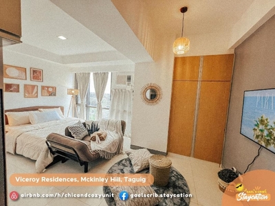 For rent nicely interior furnished studio unit in Viceroy on Carousell