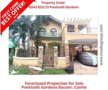 Ponticelli Gardens House for Sale in Bacoor