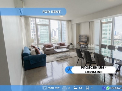 PROSCENIUM - LORRAINE TOWER | 3BR FULLY-FURNISHED UNIT | FOR RENT on Carousell