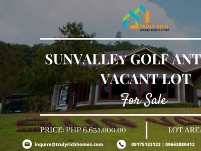 Sunvalley Golf Antipolo Vacant Lot For Sale on Carousell