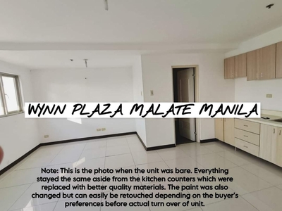 1 bedroom unit in Wynn Plaza Condo in Malate for sale on Carousell