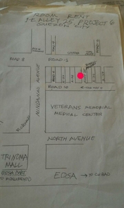 1 room rent near Vertis Trinoma Sm city back Veterans Medical on Carousell