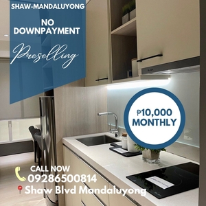 10K Mo. STUDIO NO DP Rent to Own Mandaluyong Ortigas QC Shaw The Paddington Place Preselling Manila mrt Edsa Shaw Makati BGC Rdsa on Carousell