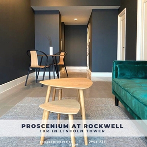 1BR Proscenium at Rockwell Lincoln Tower Makati For Sale | 1BR with 1 Parking - 43rd Floor on Carousell