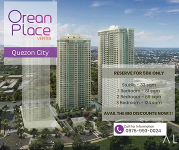2 BEDROOM CONDO FOR SALE IN VERTIS NORTH QUEZON CITY OREAN PLACE BY ALVEO NEAR TRINOMA on Carousell