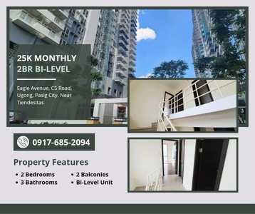 2BR BI-LEVEL - LOW DP LIPAT AGAD 25K MON. RENT TO OWN CONDO IN PASIG on Carousell