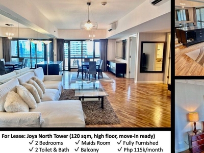 2BR for Lease in Joya North Tower Rockwell Makati on Carousell