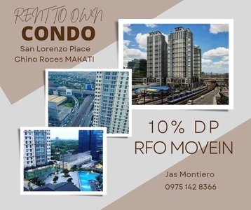30k MONTHLY 1BR 2BR 10% DP RFO MOVEIN San Lorenzo Place MAKATI Rent to Own condo on Carousell
